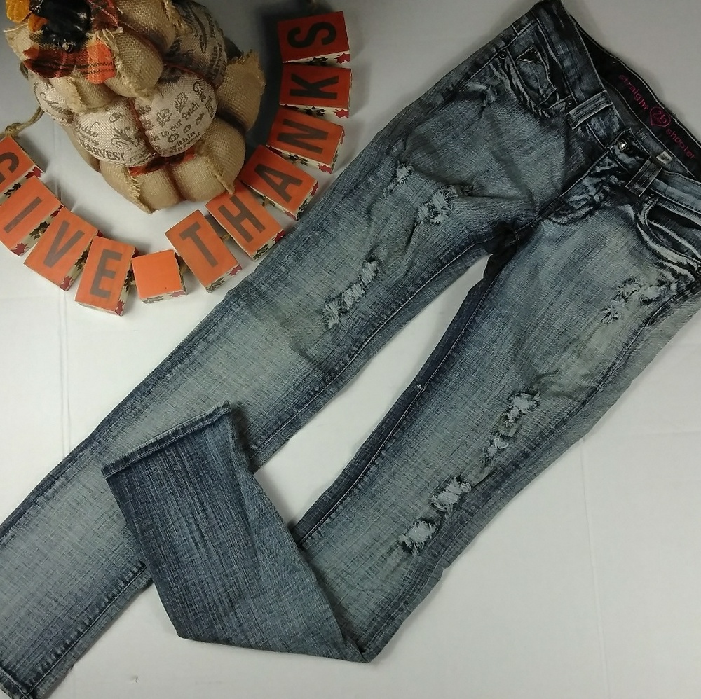 2B BeBe "Straight Shooter" Jeans
